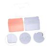 jojofuny 3pcs Toilet Seat Lifter Handle Sticky Toilet Lid Lifter for Convenient Bathroom Use Cute Design Transparent Blue Easy to Open Portable Fits Lids view 3