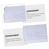 jojofuny 3pcs Toilet Seat Lifter Handle Sticky Toilet Lid Lifter for Convenient Bathroom Use Cute Design Transparent Blue Easy to Open Portable Fits Lids view 4
