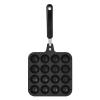 AGrAdi Cast Takoyaki Grill Pan Plate Cooking Baking Mold Tray Ergonomic Handle for Making Takoyaki and Round Pancakes On Electric Oven view 1