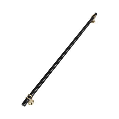 FJYDM 2 Packs Pulls Wardrobe Door Handle Simple Gold Drawer Handle A Variety of Specifications to Choose From-5CM-black (Color : Black, Size : 50CM)