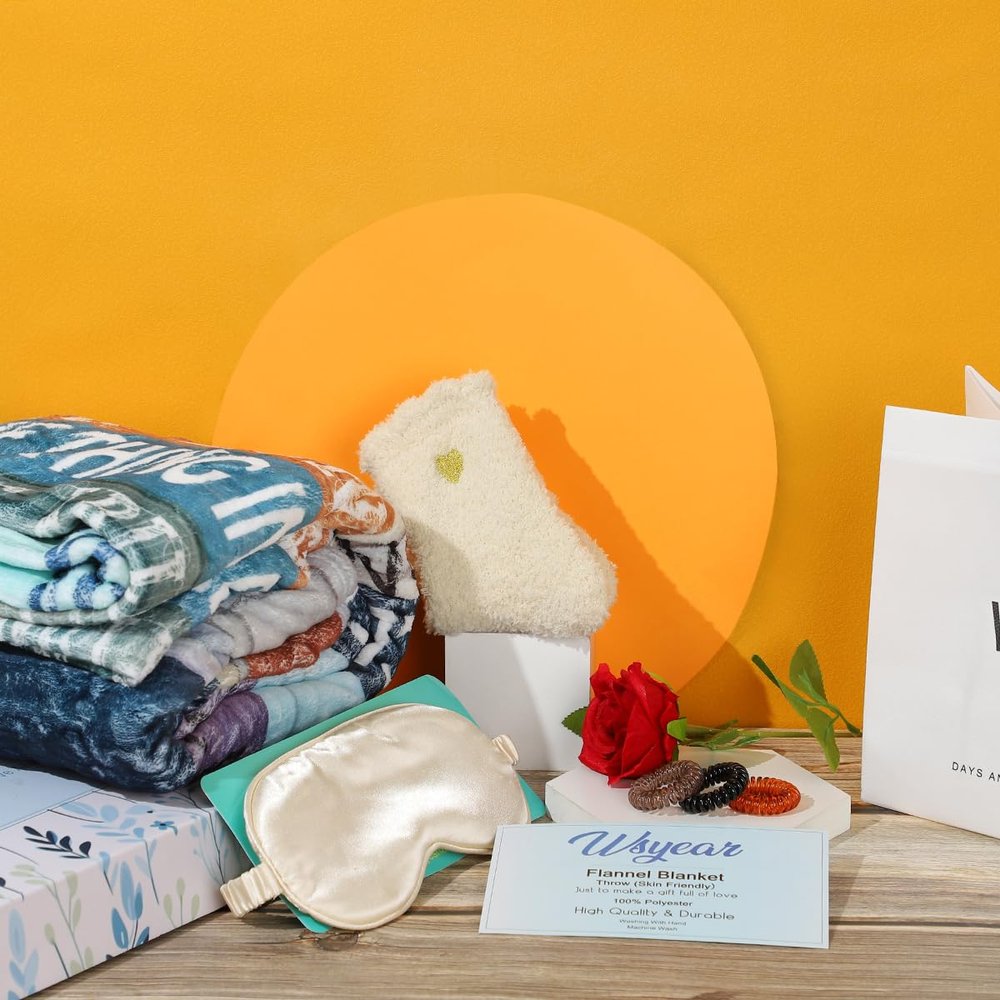 WSYEAR Birthday Gifts Box for Wife from Husband-Husband to My Wife Blanket Wedding for Her