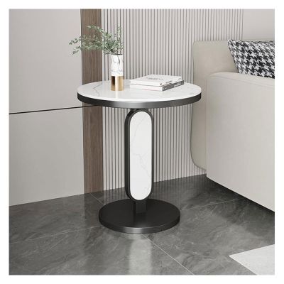 EQUALIZE Small Coffee Table Small Coffee Table, Metal Frame Side Table Bedroom Bedside Table Suitable for Living Room Bedroom Balcony and Office Side Table (Color : B)