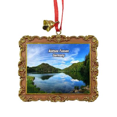 Alatsee Fussen Germany Travel Souvenir Xmas Tree Ornament Hanging Pendant Home Christmas Party Decoration