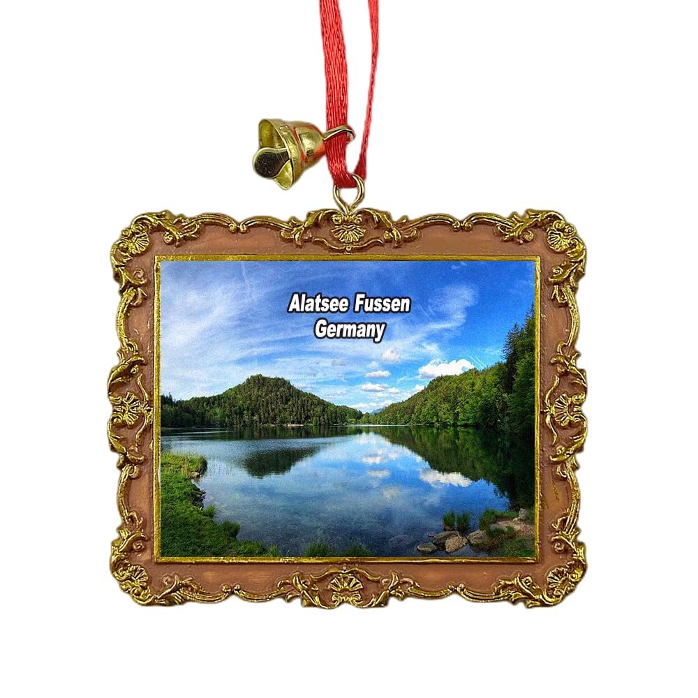 Alatsee Fussen Germany Travel Souvenir Xmas Tree Ornament Hanging Pendant Home Christmas Party Decoration