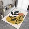 2x3 Area Rugs Simple Creative Aesthetics Small Entryway Mats, Abstract Plant Color Blocks Laundry Room Rug Non Slip Rugged Throw Rugs for Front Door Bedroom Bedside view 2