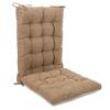 Algudbilt Rocking Chair Cushions Comfortable Tufted Seat Cushion Pads Non-Skid Backed Set of Backrest Cushion and Seat Bottom for Porch Rocker Adirondack Chair (Tan, Backrest-24X17,Bottom-17x17) view 1