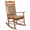 Algudbilt Rocking Chair Cushions Comfortable Tufted Seat Cushion Pads Non-Skid Backed Set of Backrest Cushion and Seat Bottom for Porch Rocker Adirondack Chair (Tan, Backrest-24X17,Bottom-17x17) view 3