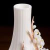 ENGENDER Vases for Arrangement Chinese Three-Dimensional Pear Flower Vase Living Room Porch Desktop Decoration Decorative Ceramic Vase with Base Decorative Vase view 3