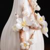 ENGENDER Vases for Arrangement Chinese Three-Dimensional Pear Flower Vase Living Room Porch Desktop Decoration Decorative Ceramic Vase with Base Decorative Vase view 4