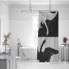 SHUODAOCO Black & White Swan Shower Curtains Hilma af Klint Aesthetic Bathroom Decor Set with Hooks Waterproof Polyester Fabric Shower Curtain Liner 72Wx72L view 2