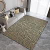 2x3 Area Rugs Golden Fruit Texture Small Entryway Mats, Fashion Geometric Creativity Laundry Room Rug Non Slip Rugged Throw Rugs for Front Door Bedroom Bedside view 2