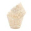Antrader Lace Cupcake Wrappers,Lace Cupcake Liners for Christmas Wedding Birthday Party Decoration,50Pcs view 3