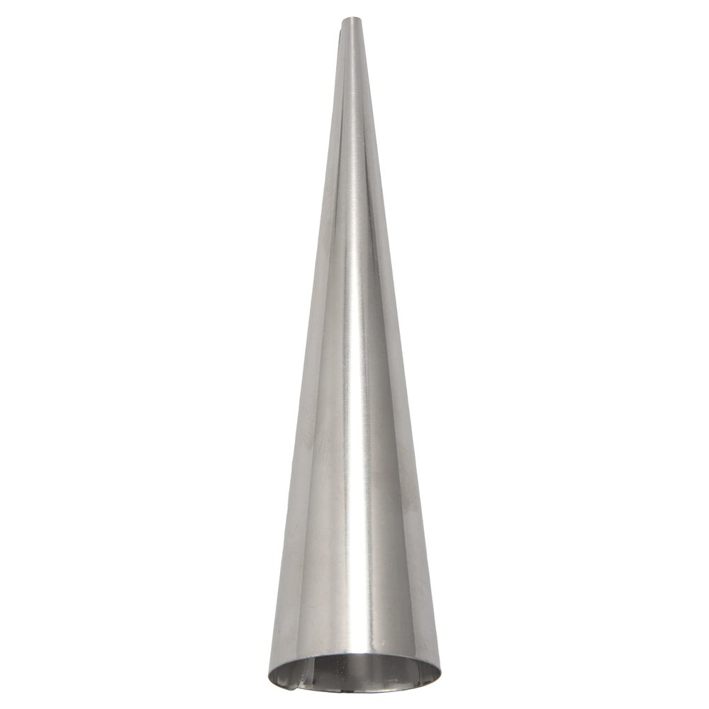 ALOEU Cream Horn 12Pcs Size Baking Cones Stainless Steel Roll Horn Forms Conical Danish Pastry Cones Moulds