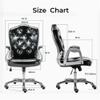 KDENMX Gaming Chair, Velvet Computer Chair, Ergonomic Office Desk Chair with Wheels, Home Office PU Leather Chair, Rolling Swivel Adjustable Task Chair for Women Adults (Color : Velvet Blue) view 2