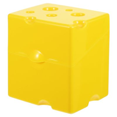 FUNOMOCYA Cheese Slice Crisper Refrigerator Bacon Fridge Snack Containers Cheese Slice Holder Storage Containers Small Boxes Savers Clamshell Bracket Abs Household