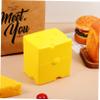 FUNOMOCYA Cheese Slice Crisper Refrigerator Bacon Fridge Snack Containers Cheese Slice Holder Storage Containers Small Boxes Savers Clamshell Bracket Abs Household view 3