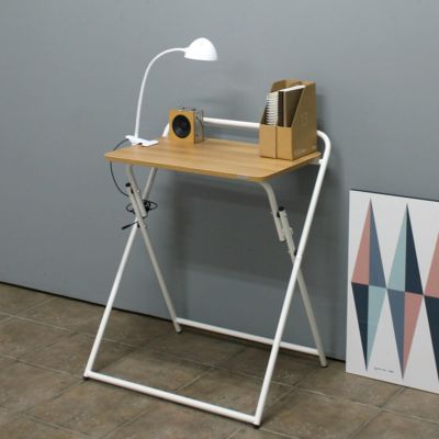 BREZO Computer Desk-Home Office Desk, Writing Desks, Work Table, Study Table, Modern Simple Style Student Desk, Folding Table for Home Bedroom (Color : A)
