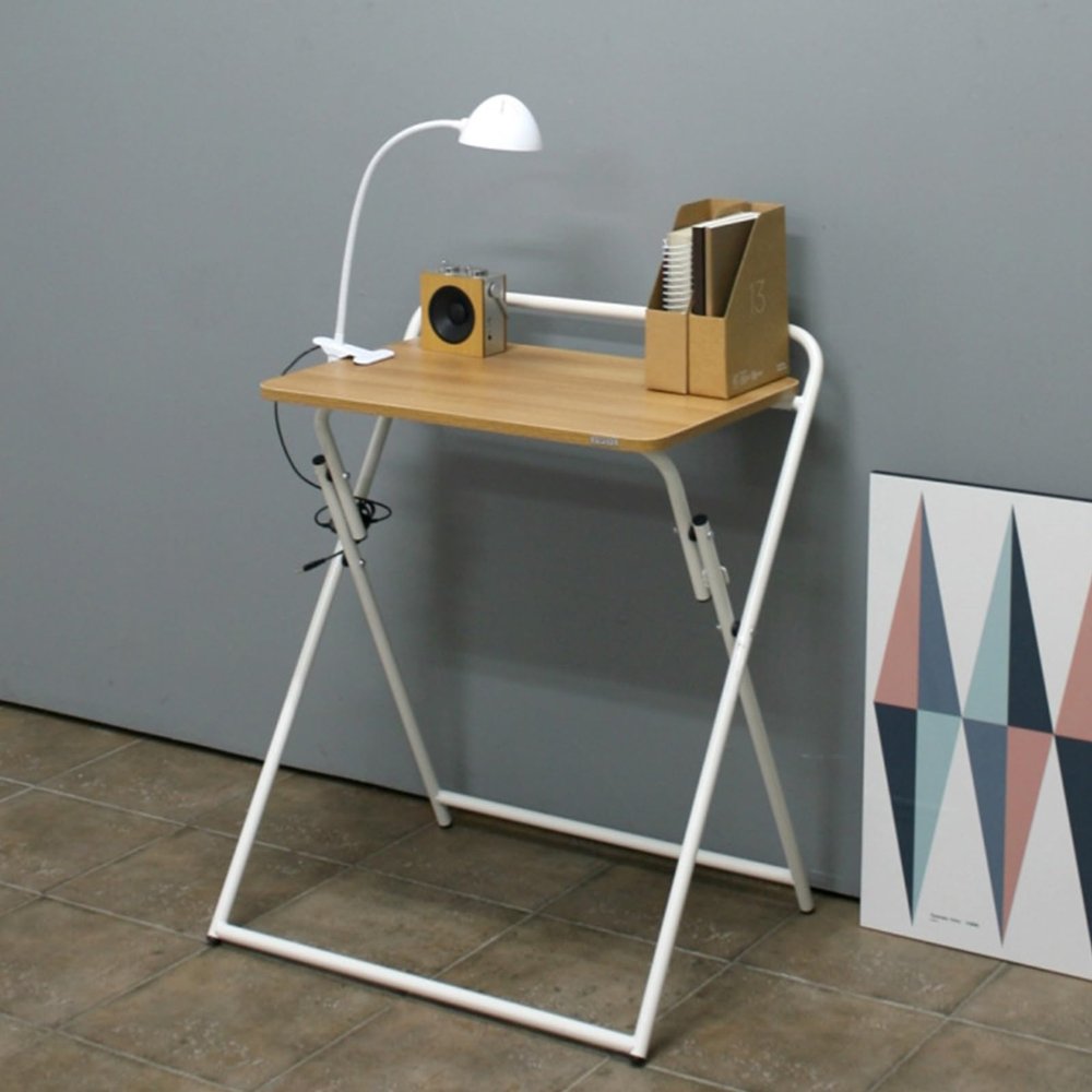 BREZO Computer Desk-Home Office Desk, Writing Desks, Work Table, Study Table, Modern Simple Style Student Desk, Folding Table for Home Bedroom (Color : A)