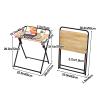 BREZO Computer Desk-Home Office Desk, Writing Desks, Work Table, Study Table, Modern Simple Style Student Desk, Folding Table for Home Bedroom (Color : A) view 2