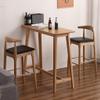 High Top Table Coffee Table Breakfast Simple Bar Table Home Living Room Partition Wall Bar Kitchen Table Leisure Cafe Bar Table Study Table Workbench Dining Table ( Color : B , Size : 100*45*105cm ) view 2
