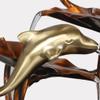 AMONG Tabletop Fountains Tabletop Fountain Copper Retro Water Fountain Desktop Waterfall Fountain Home Living Room Desktop Ornament Indoor Waterfall Feature view 4