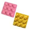 9 Cavities Silicone Moulds Mini Gold Ingot Shapes Silicone Cake Chocolate Soap Ice Molds Kitchen Baking Gadgets 2 Colors Silicone Chocolate Molds Small view 2