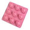 9 Cavities Silicone Moulds Mini Gold Ingot Shapes Silicone Cake Chocolate Soap Ice Molds Kitchen Baking Gadgets 2 Colors Silicone Chocolate Molds Small view 3