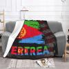 Rqwaaed Vintage Eritrea Flag Cozy Up with Our Ultra-Soft Fleece Blanket - Perfect for Home and Travel 60"x50" view 2