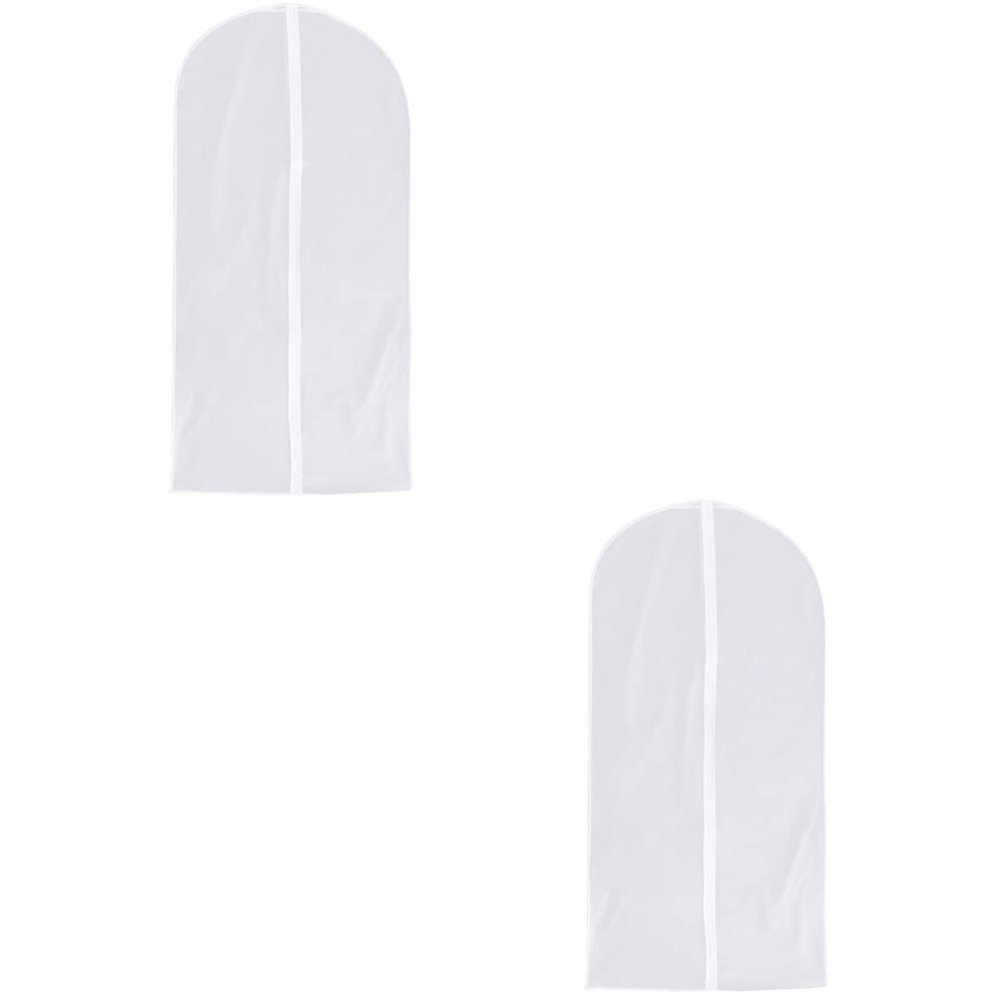 Ciieeo 2pcs Peva Clothes Cover Clear Semi-transparent Garment Storage Bags Xl Water- Clothes Cover for Suits Shirts and Coats Organization
