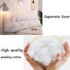 CWECO Triangular Headboard Pillow Day Bed Back Wedge,Headboard Backrest Wedge Pillow with Side Pocket and Removable Cover (Light Gray 150cm/59inch) view 3