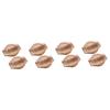 BESTOYARD 8 Pcs Stone Pot Holder Wooden Multi-Function Casserole Holder Wear-Resistant Pot Mat Hot Pads for Countertops Trivet Kitchen Pot Holder Tripod Reusable Pot Holder Tray Bibimbap, mediumx4pcs view 1
