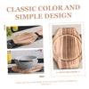 BESTOYARD 8 Pcs Stone Pot Holder Wooden Multi-Function Casserole Holder Wear-Resistant Pot Mat Hot Pads for Countertops Trivet Kitchen Pot Holder Tripod Reusable Pot Holder Tray Bibimbap, mediumx4pcs view 2