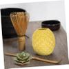 BESTOYARD 2pcs Pineapple Tea Pineapple Cups for Cocktails Pineapple Shaped Jar Fruit Shaped Canisters Sugar Containers for Countertop Snacks Jar Lid Snack Jar Ceramics Souvenir Travel, Yellowx2pcs view 3
