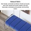 ESRADA Ottoman Foot Rest/Shoe Bench Light Luxury Creative Shoe Changing Stool Transparent Acrylic Bench Bedroom Cloakroom Simple Home Door Wearing Shoe Stool Shoe Bench blue-100CM view 4