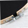 Ciieeo 3pcs Round Pennant Jewelry Display Board Wall Hanging Pin Holder for Brooches Badges Embroidery Art for Decoration Collectible Storage view 3