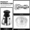 ALOEU Universal Replacement Measuring Cup for Pressure Cooker, With Seal, 80 KPA, With Pressure Relief Valve view 3