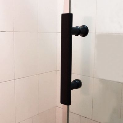 shower door handledoor knobs for interior doors Shower Glass Door Handle for Bathroom,Heavy Duty Stainless Steel Single-Sided Glass Door Pull Handle Hole to Hole 145mm, 300mm, 400mm, 440mm ( Size :
