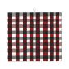 YYHWHJDE ed Black Buffalo Check Plaid Pattern Prints Drying Mat for Kitchen : Water absorbent, non-slip, reversible With lanyard for hanging 18 x 16 in view 1
