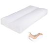 MINUPWELL Knee Pillow for Side Sleepers, 5" Leg Pillow for Side Sleeping, 100% Cotton Fabric Pillow for Between Knees While Sleeping - High Support Alternative for Relieving Leg, Back, and Knee Pain view 1