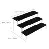 MARURY Acrylic Display Riser 3 Tier Rectangular Clear Acrylic Showcase Cupcake Stand Shot Glass Display Table Display Shelf Collectibles Display Stands for Retail Jewelry view 3