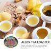 Cabilock 1pc Alloy Enamel Cup Mats Heat Insulation for Tableware Decorative Candle Holders Design for Home Restaurant Dining view 2