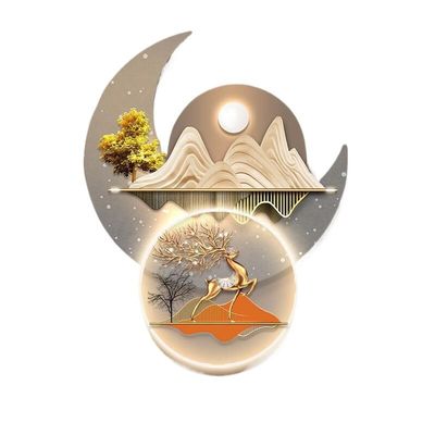 Ecqizer led mural, Small, white