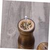 Cabilock Pepper 5 Inch Capstan Wood Pepper Mill Stainless Steel Screw view 3