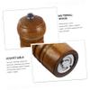 Cabilock Pepper Mill Grinder Hand Crank Wooden Pepper Mill Nonporous Corrosion Resistant view 2