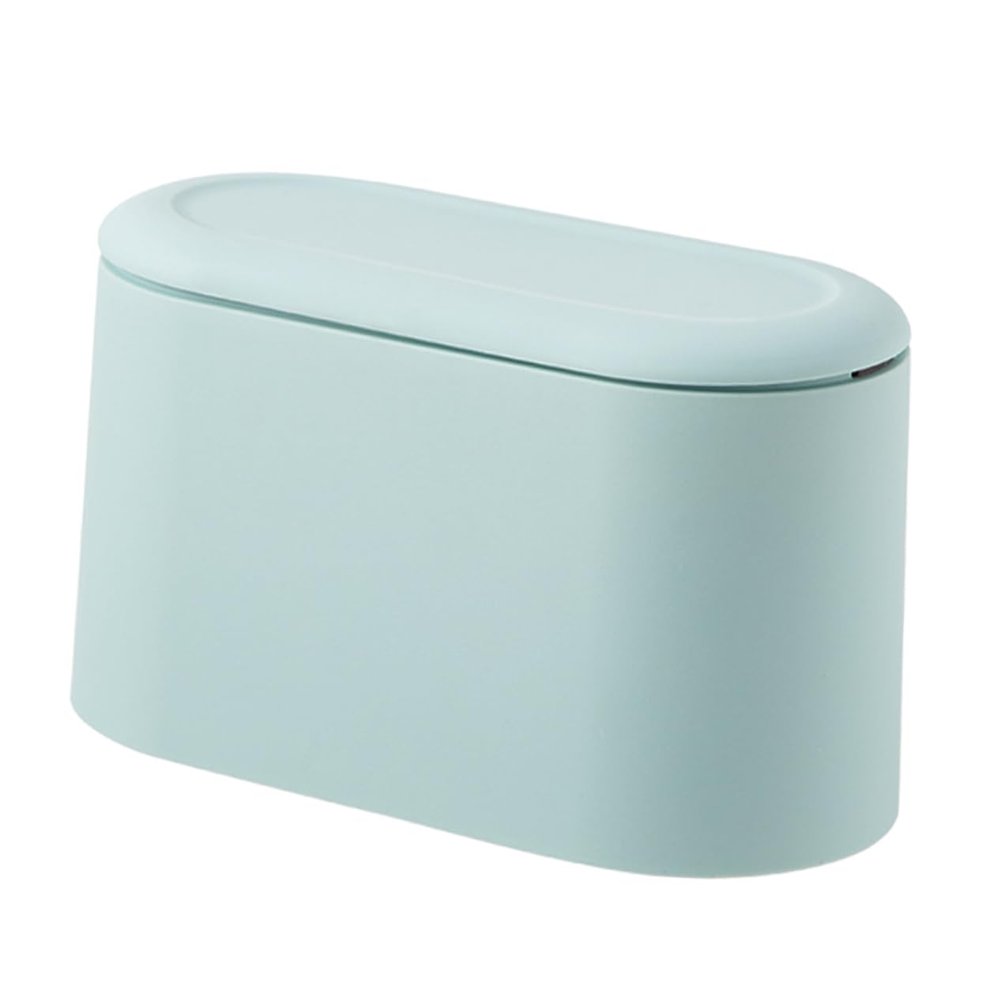 Ciieeo Creative Desktop Trash Can Mini Double Garbage Bin Removable Inner Bucket for Office and Home Use Stylish Design Space-Saving