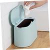 Ciieeo Creative Desktop Trash Can Mini Double Garbage Bin Removable Inner Bucket for Office and Home Use Stylish Design Space-Saving view 2