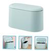 Ciieeo Creative Desktop Trash Can Mini Double Garbage Bin Removable Inner Bucket for Office and Home Use Stylish Design Space-Saving view 4