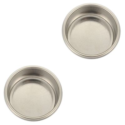jojofuny 2pcs Practical Espresso Filtering Basket Machine Espresso Basket Reusable Strainer for Coffee Maker Filters