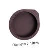 Cabilock 4pcs Round Fondant Cake Molds Non-stick Silicone Baking Trays Easy Demolding for Home Professional Use Random Color view 2
