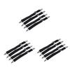 MAGICLULU 12pcs Bed Sheet Fasteners Mattress Gripper Clips Elastic Straps for Bed Sheets Covers Hospital Holder view 1